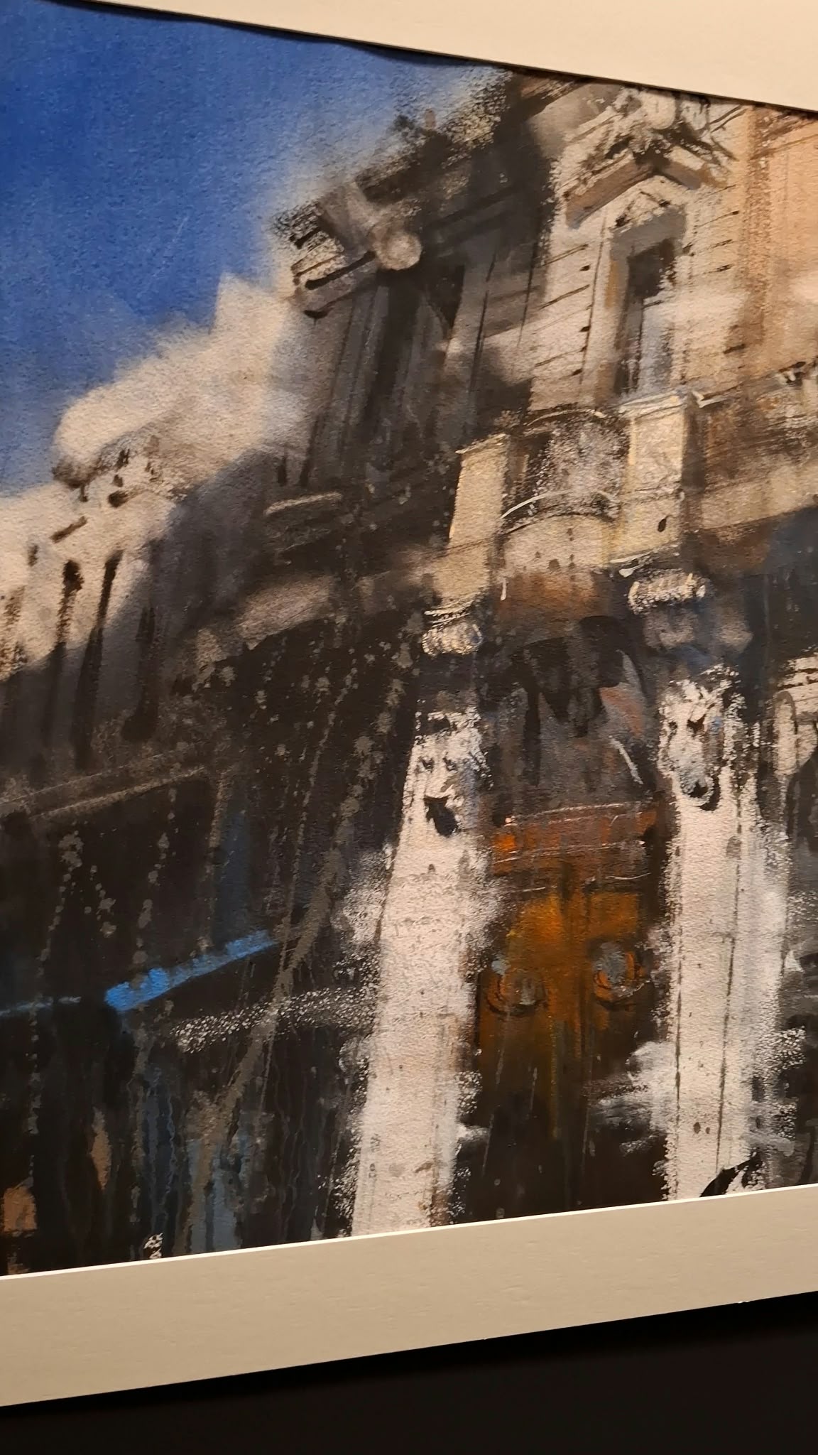 Veduta della mostra all'Orangerie della Reggia di Monza