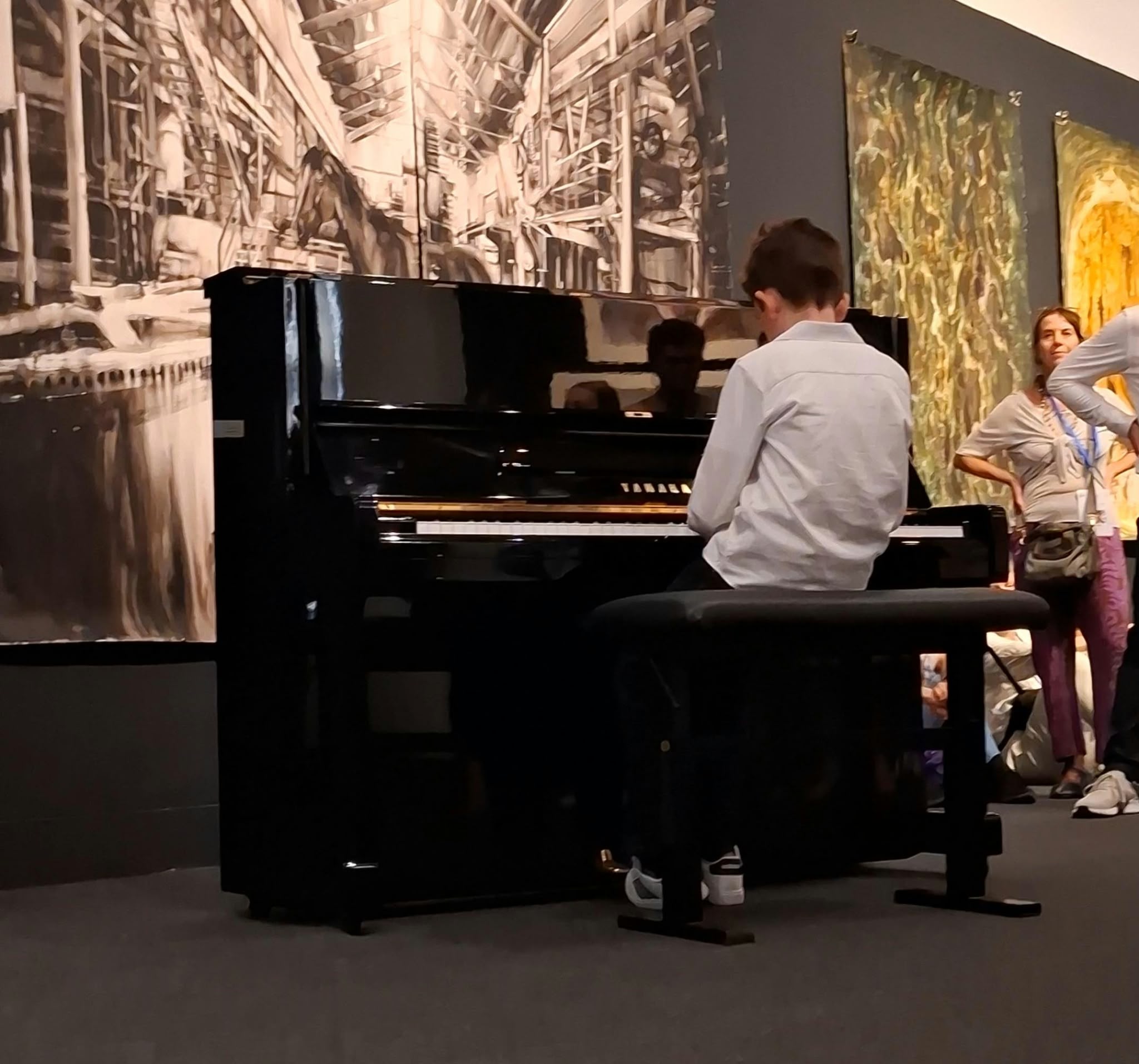 Mattia Maugeri al pianoforte